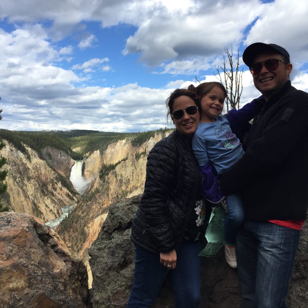 The Marks Family in Yellowstone